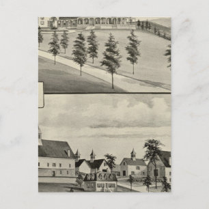 Highland View, Claremont, NH Postkarte