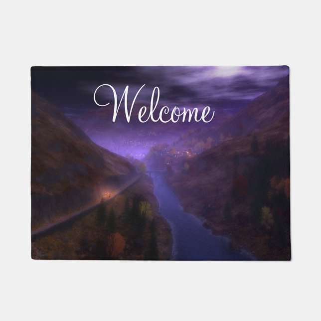 Highland Zuhause Lights Doormat Fußmatte (Vorderseite)