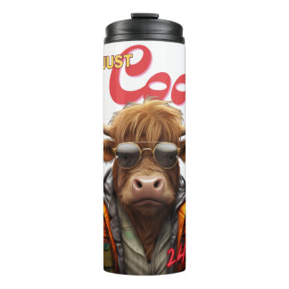 Highlander Kuh "I'm Just Cool" 24/7 Thermosbecher