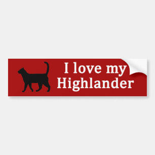 Highlander Liebe Autoaufkleber