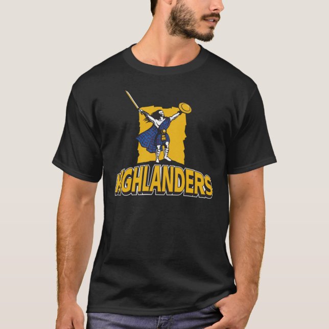 Highlanders NZ rugby Classic T-shirt (Devant)