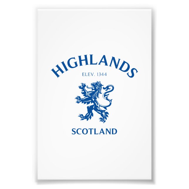 HIGHLANDS FOTODRUCK (Vorne)