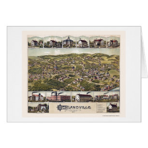 Highlandville, carte panoramique de mA - 1887