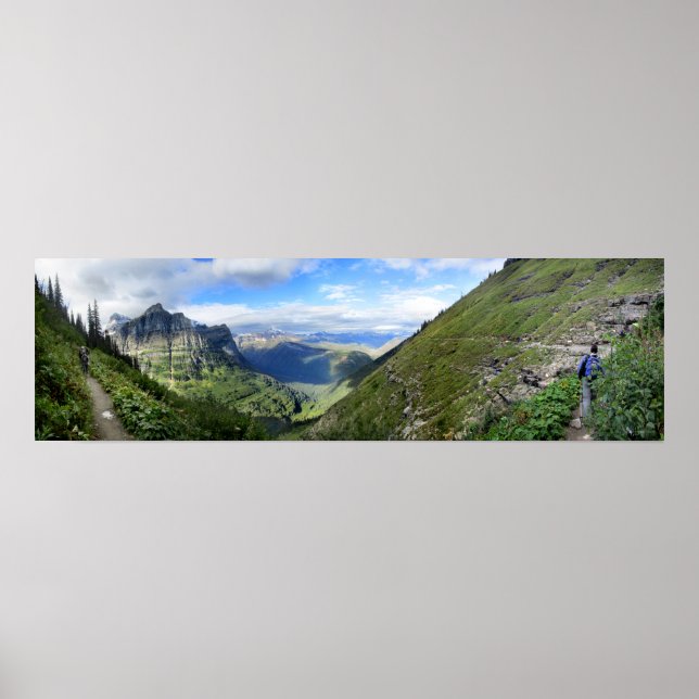 Highline Trail - Glacier Nationalpark Poster (Vorne)