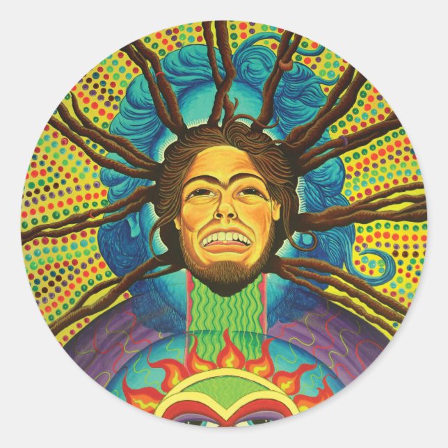 Highrie Heart Runder Aufkleber (Vorderseite)