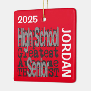 Highschool-Absolvent Extraordinaire BENUTZERDEFINI Keramikornament