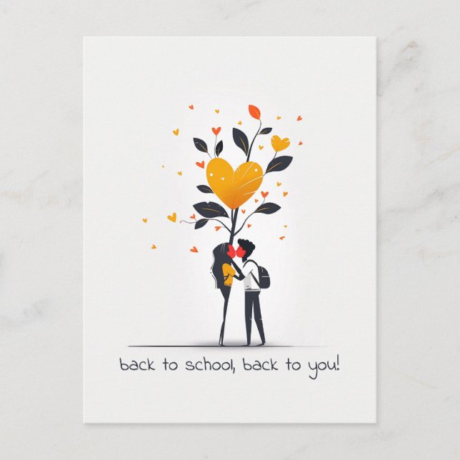 Highschool Liebhaber Postkarte (Vorderseite)