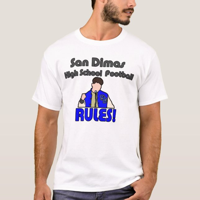 Highschool San Dimas Fußball ORDNET Shirt an (Vorderseite)