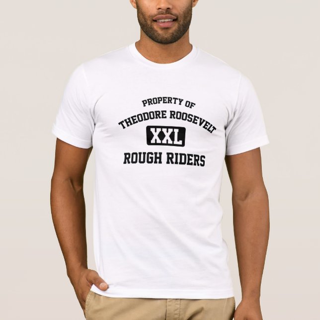 Highschool Theodore Roosevelt RoughRiders T - T-Shirt (Vorderseite)