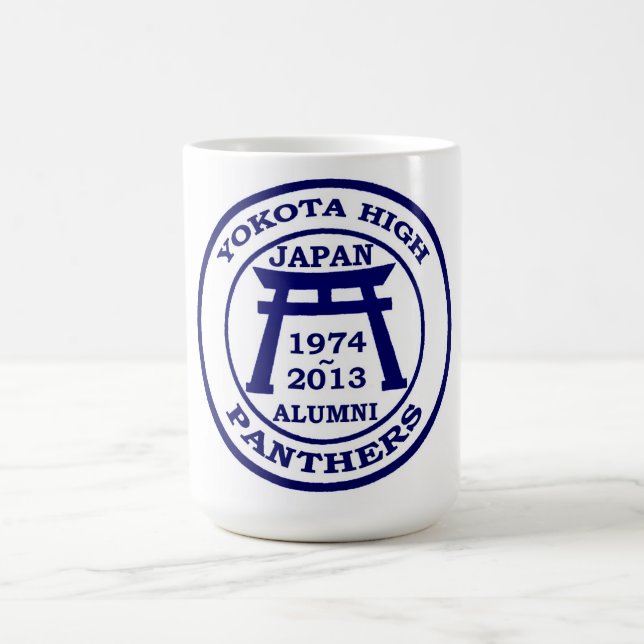 Highschool Yokota Japan-Schüler 1974-2013 Kaffeetasse (Mittel)