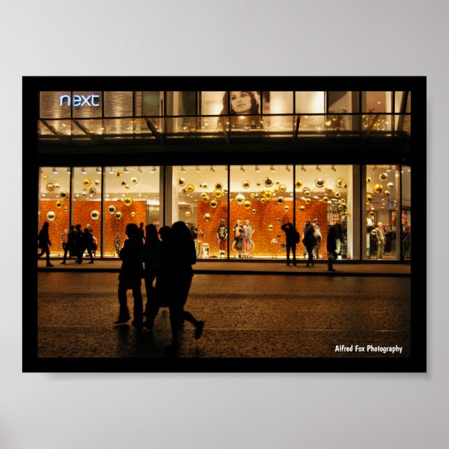 Highstreet Silhouetten Poster (Vorne)