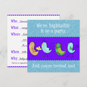 Hightailin' IT-Einladungs-Vorlage Version 2 Einladung