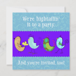 Hightailin 'It Einladungsvorlage Version Eins Einladung