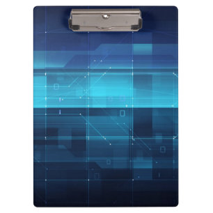 Hightech- digitaler Hintergrund Klemmbrett