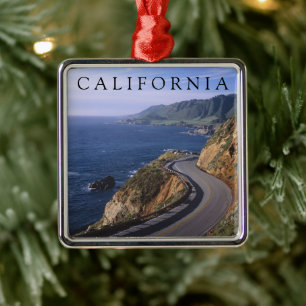Highway 1 Carmel Kalifornien Ornament Aus Metall