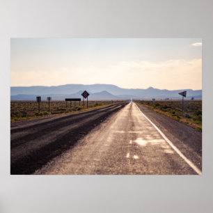 Highway 60 am sehr großen Array Poster