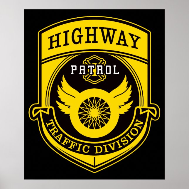 Highway Patrol Poster (Vorne)