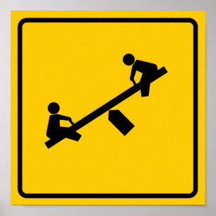 Highway-Schild Poster