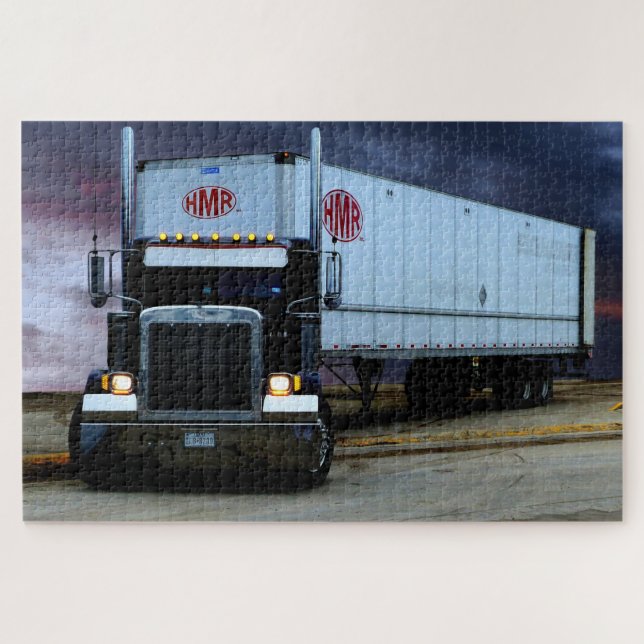 Highway Semi Truck (Horizontal)