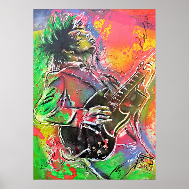 Highway to hell - the feel of music by RobSky Poster (Vorne)