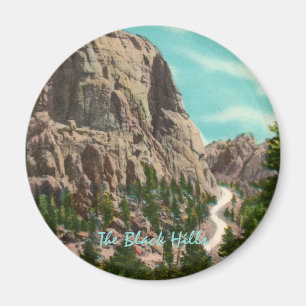 Highway zum Mt. Rushmore Magnet