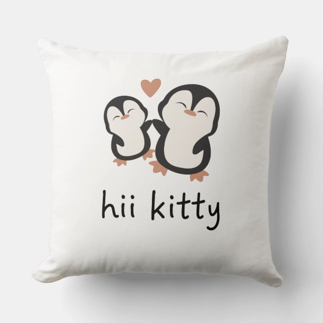 hii kitty süße Kissenbezug Kissen (Vorderseite)