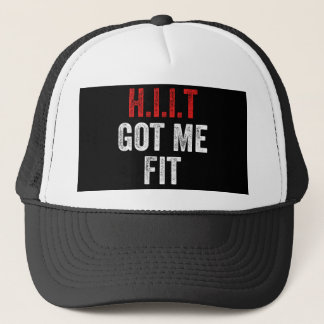 HIIT Got mich für eine intervalle Hochintensitätsa Truckerkappe
