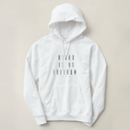 Hijab ist meine "Freedom Civilization"-Zitatkleidu Hoodie