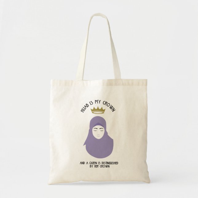Hijab ist meine Krone - HIJAB - VIO Tragetasche (Vorne)