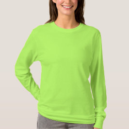 Hijab Leben-langer Hülsen-T - Shirt (Limones Grün)