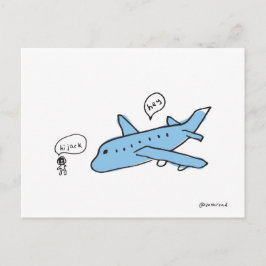 Hijack-Postkarte Postkarte