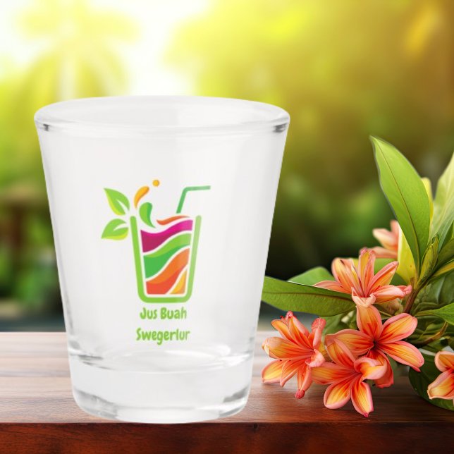 Hijau Warna-Warni Jus Buah Shot Glasses Schnapsglas (Von Creator hochgeladen)
