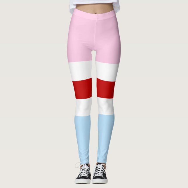 Hijra Pride Flag  Leggings (Vorderseite)
