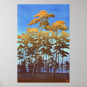 Hikawa-Park in Omiya Kawase Hasui 1930 Poster