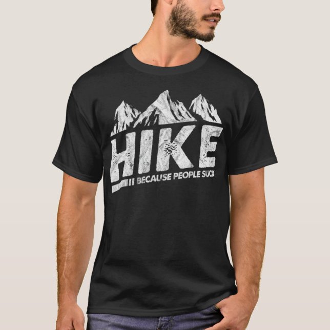 Hike Beursache People Suck Vintage T-Shirt (Vorderseite)