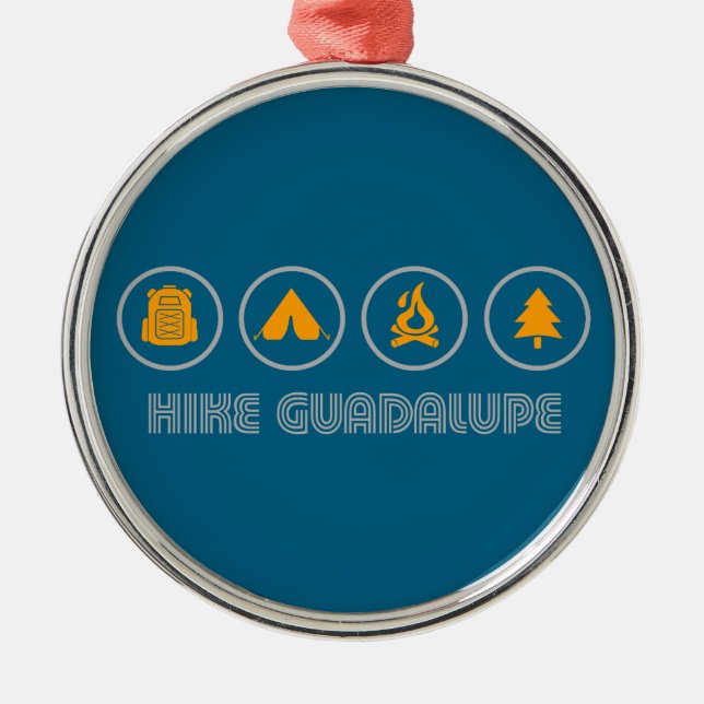 Hike Guadalupe Mountains National Park Ornament Aus Metall (Vorne)