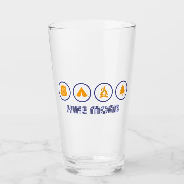 Hike Moab Utah Glas (Vorderseite)