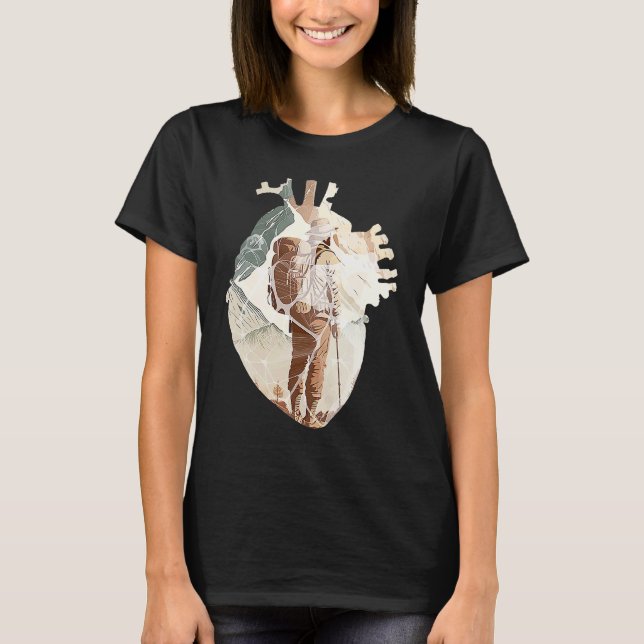 Hiker at Heart T-Shirt (Vorderseite)