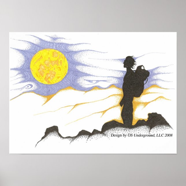 Hiker Poster (Vorne)