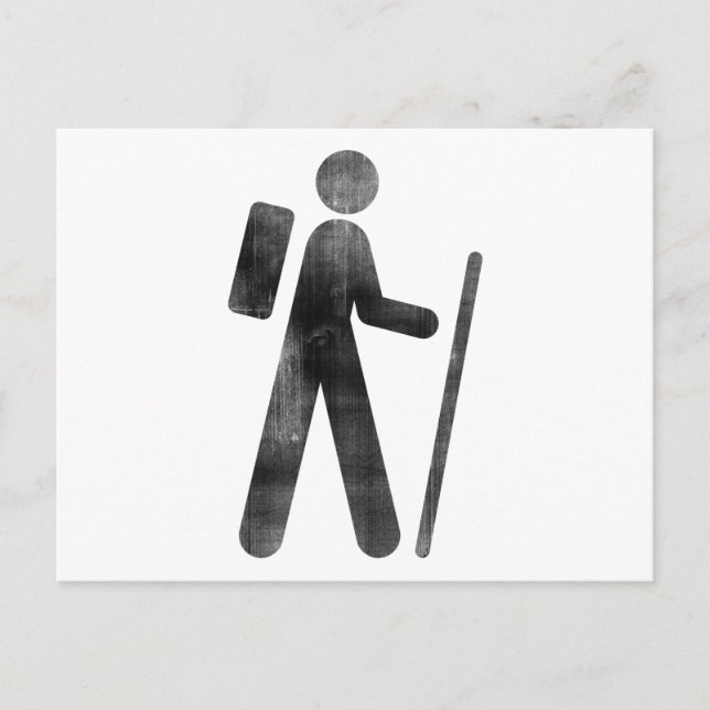 Hiker Postkarte (Vorderseite)