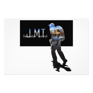 Hiker und Kathedrale Spitze - John Muir Trail Fotodruck