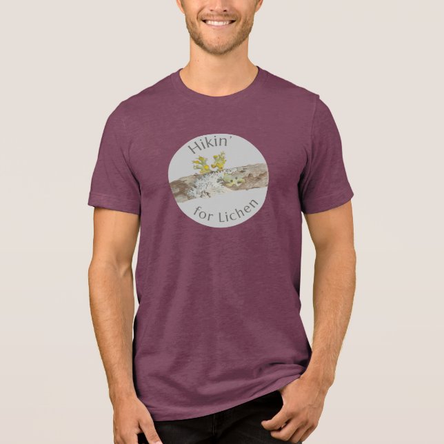 Hikin' for Lichen Tri-Blend Shirt (Vorderseite)