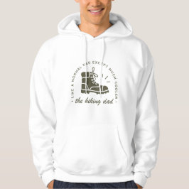 Hiking dad funny hiker father hoodie