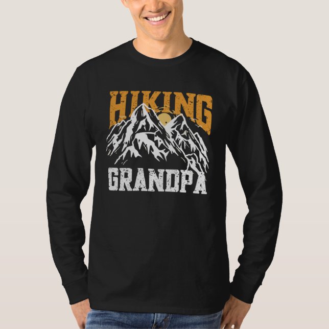 Hiking Grandpa  Hikers Hike Hiking  3 T-Shirt (Vorderseite)