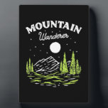 Hiking Mountain Wanderer Fotoplatte<br><div class="desc">Hiking Mountain Wanderer</div>