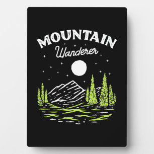 Hiking Mountain Wanderer Fotoplatte