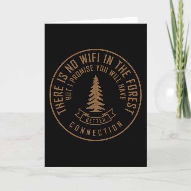HIKING QUOTE Funny Hiking Hikers Wanderer Karte (Vorderseite)
