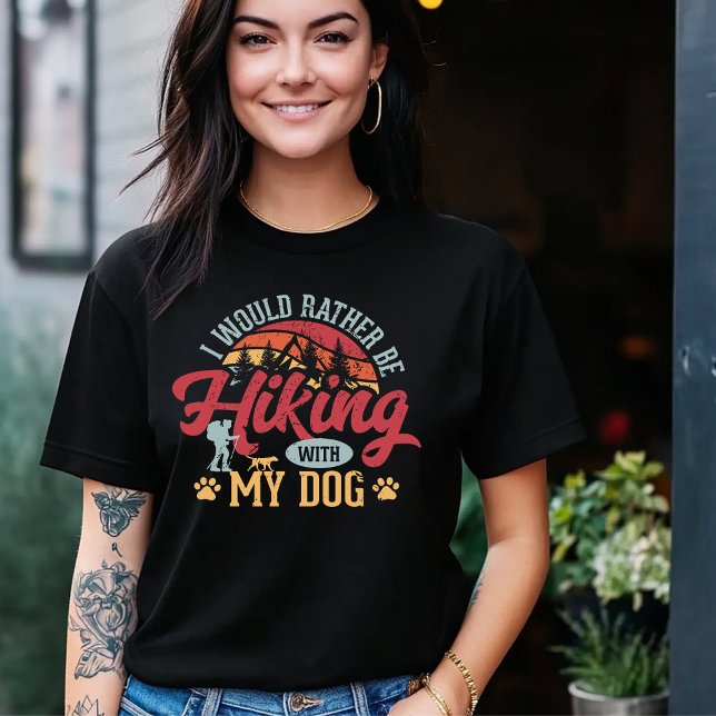 Hiking With My Dog T-Shirt (Von Creator hochgeladen)
