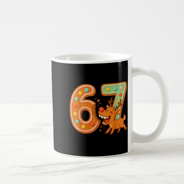 Hilarious 67 Christmas Cookies Rudolph Reindeer Jo Kaffeetasse (Rechts)