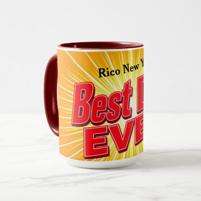 Hilarious Funny Dad Coffee Mug | Personalized Tasse (Vorderseite Links)